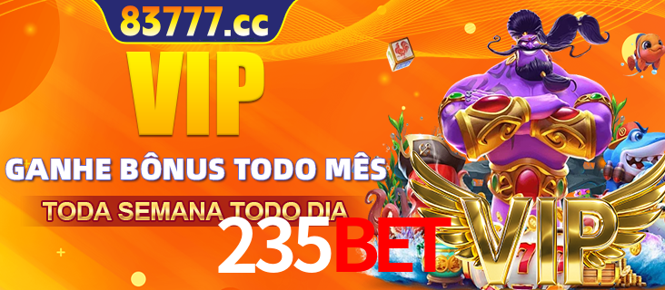 Banner promocional do 235bet oferecendo 100% de recompensas adicionais contínuas para quem fizer o login diário (Daily sign-in), com um mascote de coelho.